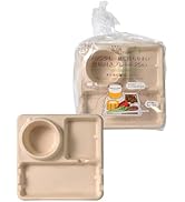 Amazon.co.jp: ストリックスデザイン 使い捨て容器 仕切付きプレート