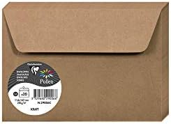 Buste Autoadesive Clairefontaine Pollen - 20 Pezzi Formato DL 11x22cm, Carta Avorio 120g/m² Per Inviti - Foto 2