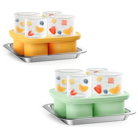 Yellow Green Ice Cube Tray for 40 30 20 oz Tumbler Cup Cover