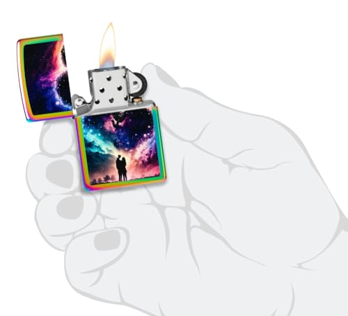 Encendedor de bolsillo Zippo multicolor miniatura 4