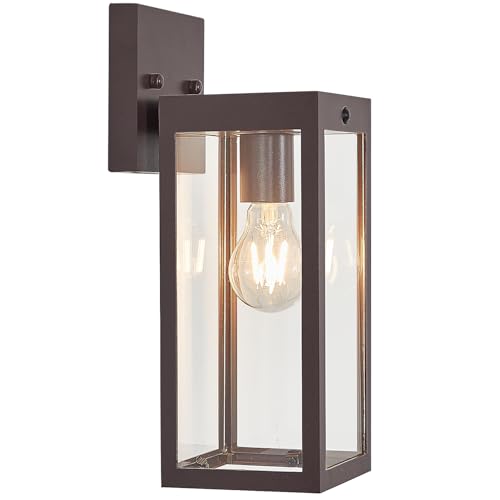 MDENLT Solar Wall Lights Outdoor Waterproof,Outside Dusk to Dawn Solar Porch Light,Exterior Lighting Wall Sconce Lantern Lamp Wall Mount Fixture for House,Front Door,Patio,Garage,Shed by MDENLT - Used condition - US$60.51