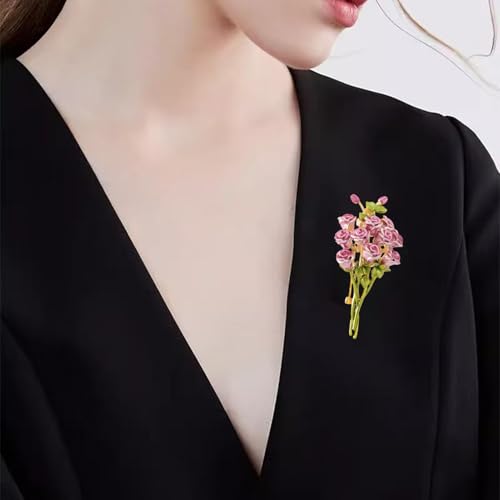 Image of Brooch Pins For Women Fashion Elegant Brooches Lapel Badges Coat Sweater Scarves Shawl Dress Accessory Wedding Party Prom Jewelry