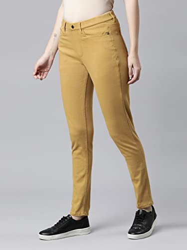 Image of GO COLORS Women Mid Rise Premium Straight Jeans