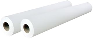 TOPマーケット 厚手 マットコート紙 幅610mm (A1ノビ) × 長さ30m 厚0.185mm 2本入 インクジェットロール紙