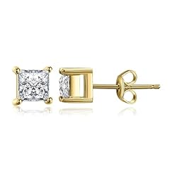 2-Yellow Gold Plated-Moissanite