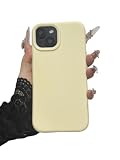 Nekiyo Tech Case Compatibile con iPhone 15 Plus, Custodia in Silicone Premium con Morbida Fodera Antigraffio, Custodia Telefono Protettiva Antiurto - Yellow