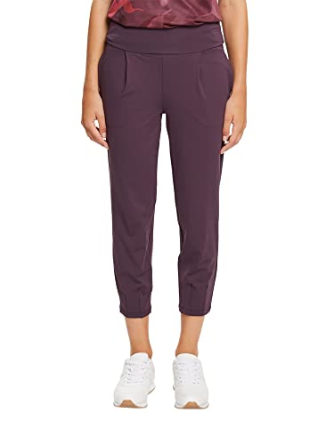 Esprit Sports RCS Pants Ed Pantalon de Yoga, Aubergine, M Femme