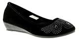 Platino Tasha 2 Femmes Matière Synthétique Chaussures Plates Noir - Noir, 41