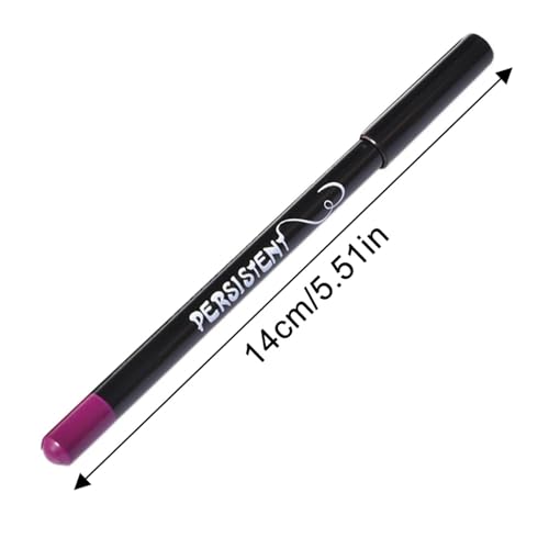 12 Colors Professional Lipstick Lipliner Lip Liner, Pencil Matte Long Lasting Waterproof Lipliner Set, Natural Lip Makeup Waterproof Lip Liner And Lip Gloss Make Up - Image 5