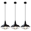 Farmhouse pendant light 3 packs 105inch industrial pendant light black pendant light kitchen pendant lights pendant lights kitchen island for bedroom bar office kitchen  urban country home decor
