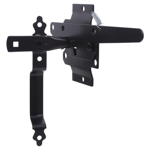 SEWOART Automatischer Schwerkraft Torriegel aus Rostfreiem Edelstahl Selbstverriegelnd Pulverbeschichtet für Garten- Pool und Einfahrtstore Haustiersicher