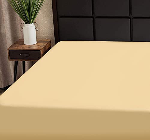 Image of Superity Luxurious Hotel Quality Crib Size Fitted Sheet 100% Cotton Ultra Soft, Skin-Friendly & Hypoallergenic Deep Pocket Fits 7 Mattress Easy Care & Snug Fit (Crib Size 52 X 28)