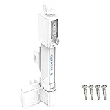 D&D Technologies ML3VPKAWT MagnaLatch Vertical Pull 20-inches Gate Latch, Magnetic Lock System, Child & Pet Safety Magnetic Gate Latch and Lock, for Any Square Gate
