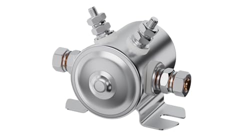 Maxlouder EZGO Solenoid,1980-2010 EZGO TXT Golf Car Relay 36V 4 Terminal #124 Series 36V Solenoid Relay Replaces E-Z-Go 27855G01, 11761G1, 27855G02, 31680G1, 3016,435-368