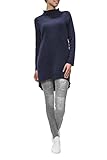  Vero Moda Damen Strickpullover Longpullover Longshirt Basic Pullover (L, Navy Blazer)