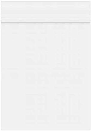 5" X 7" 2 mil Clear Reclosable Zipper Bags (Qty=100)