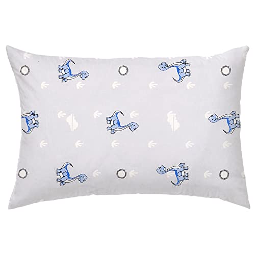 Image of JISEN 3 Piece Crib Bedding Set Crib Quilt Crib Sheet Pillowcase - Soft Microfiber Printed Nursery Set for Baby Boys or Girls Dinosaurs