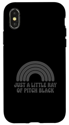 Just A Little Ray Of Pitch Black Halloween Goth Gothic Punk �X�}�z�P�[�X iPhone X/XS �p