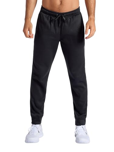 Head Men's Zone Jogger, Relaxed Fit, Heavyweight Fleece Material, Black, Large