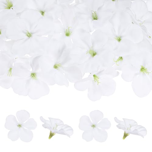 M METERXITY 50-Pack Artificial Orchid Flower Heads 2.2"/ 5.5cm Silk