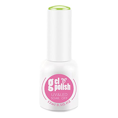 Avocados Green Series Nail Polish Glue Summer New Temperament Whitening Manicure Phototherapys Nail Polish Glue 12Ml 0.5Fl Oz Tooth Polish #TOP5