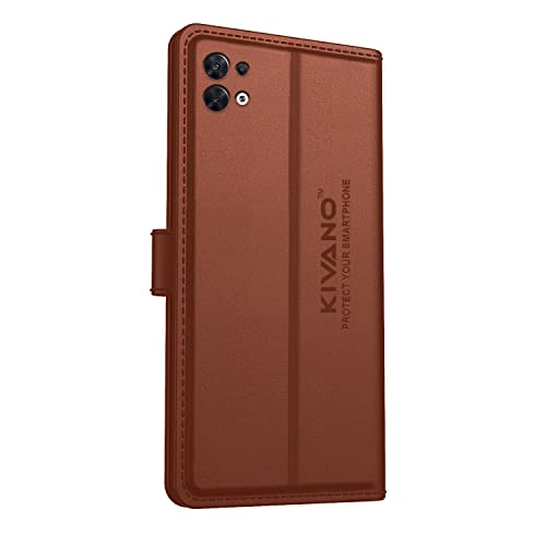 Image of Compatible with Oppo Reno 8 Pro 5G Flip Cover | Leather Finish | Inside Pockets & Inbuilt Stand | Shockproof Wallet Style Magnetic Closure Back Cover Case