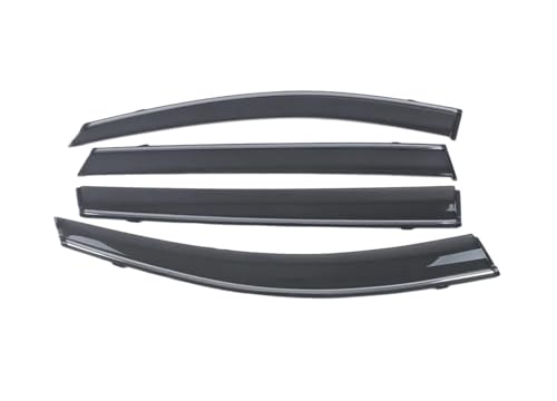 Déflecteur vitre latérale pour Nissan Qashqai J10 08-15 ABS Chrome