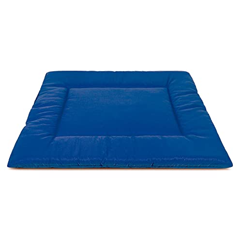 Colchonete para Cachorro Microfibra Cama Pet 80x60 Marinho