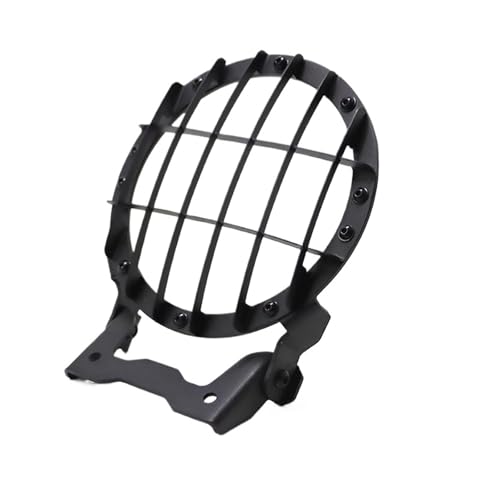Protection phare moto 450CLC avec grille de calandre noire et cache de rechange