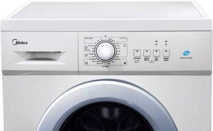 Primer pla del panell de control de la rentadora Midea