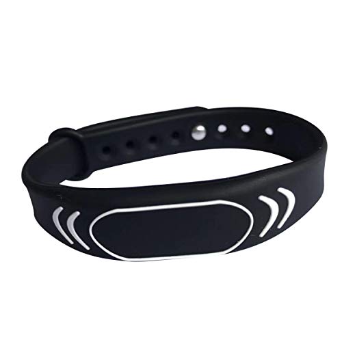YARONGTECH RFID Armband EM4100 125KHZ Silikon Wristband schwarz verstellbar