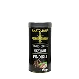 Hazelnut Turkish Coffee – Authentic Turkish Coffee with Premium Hazelnuts, 250g / 8.8oz – Smooth, Aromatic, and Traditional, Perfect for Turkish Coffee Lovers