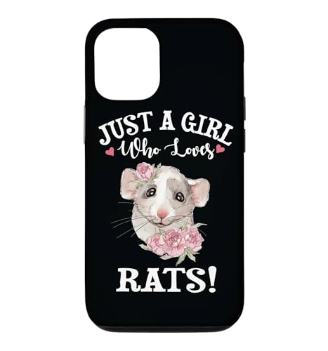 Funny Womens Kids Just A Girl Who Loves Dumbo Ear Rats Lover �X�}�z�P�[�X iPhone 12/12 Pro �p