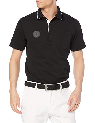 [プーマ] 半袖ポロシャツ ゴルフ PUMAカラー スイングカット SS ポロシャツ メンズ プーマ ブラック 日本 L (日本サイズL相当)