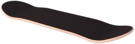 7.7" X 30.9" Pro Non-slip Maple Skateboard Black Deck Pp with Grip Tape