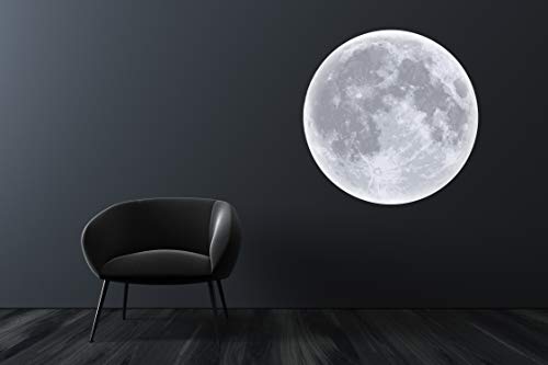 Moon Wall Decal Room Decor - Bedroom Wall Stickers - Moon Removable Wallpaper - Moon Wall Mural Vinyl Art Décor Sticker (24