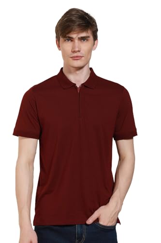 Image of Dennis Lingo Men Solid Cotton - Regular Fit T-Shirt