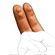LZMYZ 3 Stück Weicher Fingerhüllen Set Penis Sleeve für Sie Klitoris und G-punkt Stimulation SM Spike Sexfinger Tickler Finger Hüllen Masturbation Sexspielzeug für Paare Frauen Männer(G0+G1+G2)