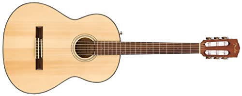 Fender CN-60S (Natural) – Guitares classiques 4/4 - Les Beatles, Paul McCartney, John Lennon, RIngo Starr, George Harrison Fender CN-60S (Natural) - Guitares classiques 4/4