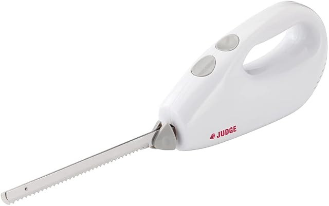 Judge JEA76 Electric Carving Knife, Bread Cutter & Meat Slicer, Ergonomic Handle, Dishwasher Safe Blades 180W  2 Year Guarantee