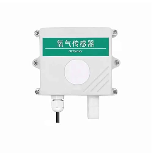 iDili O2 Oxygen Sensor, Industrial Oxygen Gas Detector with IP65 Waterproof, RS485/0-5V/0-10V/4-20mA Output (Optional) for Air Quality Monitoring, HVAC, Industrial Safety (RS485)