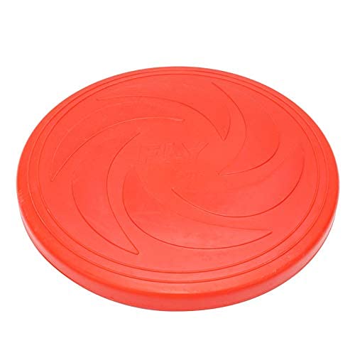 Pet Religion Dog Frisbee Soft Chew Red 9 Inch Diameter Flyer Aero Dynamic Light Weight Solid Water Resistant Safe On Teeth Soft Frisbee Dog Toys For Small Dogs #TOP6