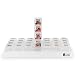 GMS 7 Day Pill Organizer Tray - Large with Removable Daily Pill Boxes with 4 Compartments Each (Clear)
