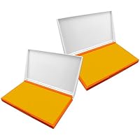 Stempelkissen Im Metall-Etui – 7,6x15,2 Cm, 15 Farben Wählbar, Für Saubere Abdrücke