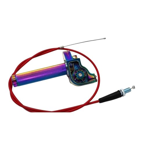 Poignées moto universelles 22mm pour guidon aluminium CNC avec accélérateur