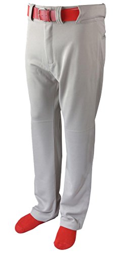 Martin Sports Heavyweight Belt Loop Baseball Pants Youth, Grey, X-Small