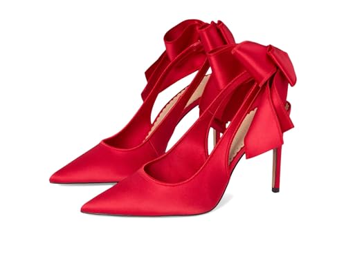 Escarpins confortables rouge satiné Steve Madden pour sublimer vos pieds fatigués