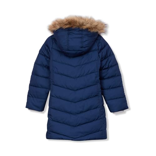 Lands' End Girls Fleece Lined Parka X-Small Navy2