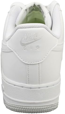 NIKE Women's Air Force 1 '07 Basketball Shoe, White/White/Black, 7 | Image 3