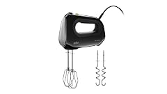 Braun Multimix 2 Hand Mixer Black - beaters dough hooks accessory bag